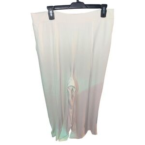 2/$20 🩷 Melloday Women’s White Wide Leg Stretch Dress Pants SIZE XL